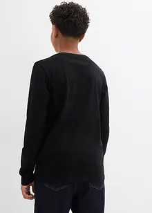 Triko s dlouhým rukávem, z čisté organické bavlny, bonprix