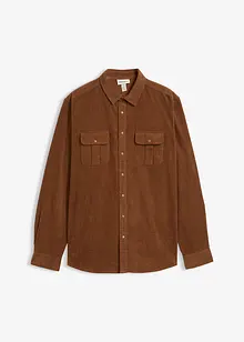 Strečová manšestrová košile s bavlnou, bonprix