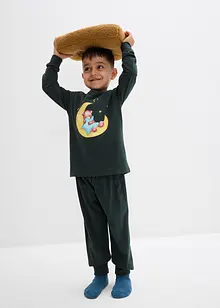 Pyžamo z měkké bavlny, s potiskem svítícím ve tmě (2dílná souprava), bonprix