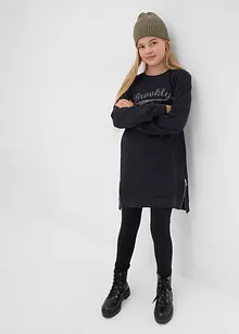 Šaty z teplákoviny z čisté organické bavlny, bonprix