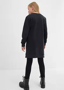 Šaty z teplákoviny z čisté organické bavlny, bonprix