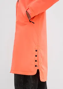 Nepromokavý, zateplený kabát v midi délce, bonprix