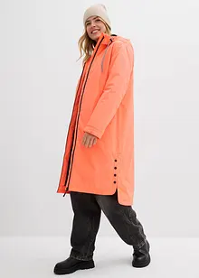 Nepromokavý, zateplený kabát v midi délce, bonprix