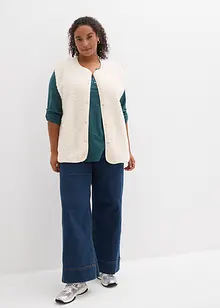 Bavlněné triko Henley s knoflíkovou légou, bonprix