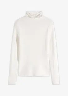 Žebrovaný svetr ze splývavé viskózové směsi, bonprix