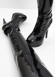 Kozačky nad kolena, na platformě, bonprix