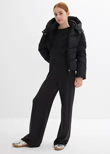 Svetr z jemné pleteniny a pletené kalhoty z měkké viskózové směsi (2dílná souprava), bonprix