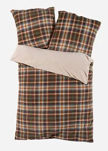 Oboustranné povlečení Cashmere Touch s kostkovaným designem, bonprix