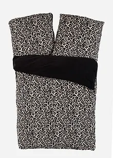 Oboustranné povlečení Cashmere Touch s leopardím vzorem, bonprix