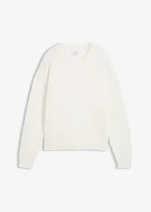 Oversize svetr z čisté bavlny, bonprix