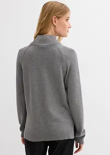 Svetr s rolákovým límcem, z čisté bavlny, bonprix