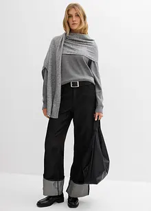 Svetr s rolákovým límcem, z čisté bavlny, bonprix