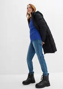 Svetr s copánkovým vzorem, z recyklovatelné organické bavlny, bonprix