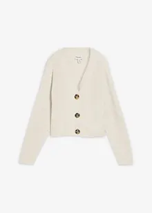 Kabátek ze silnější pleteniny z čisté bavlny, bonprix