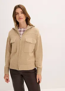 Oversize pletený kabátek, bonprix