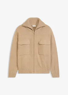 Oversize pletený kabátek, bonprix