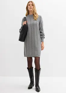 Pletené šaty z čisté bavlny, bonprix