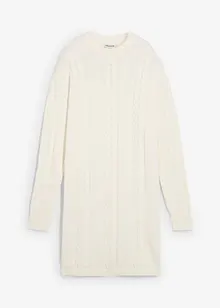 Pletené šaty z čisté bavlny, bonprix