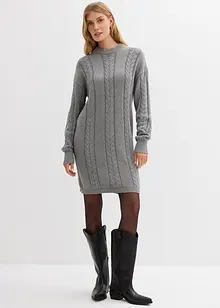 Pletené šaty z čisté bavlny, bonprix