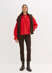 Halenka bez zapínání, z jemné viskózové směsi, bonprix