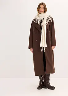 Oversize kabát s vlněným vzhledem, bonprix