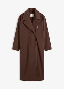 Oversize kabát s vlněným vzhledem, bonprix