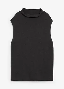 Svetr bez rukávů z čisté bavlny, bonprix