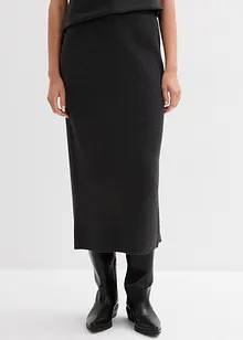 Pletená sukně z čisté bavlny, bonprix