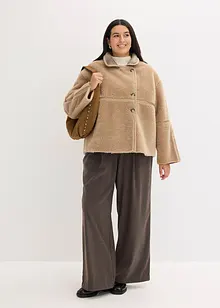 Bunda z medvídkového flísu, bonprix