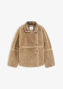 Bunda z medvídkového flísu, bonprix