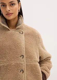 Bunda z medvídkového flísu, bonprix