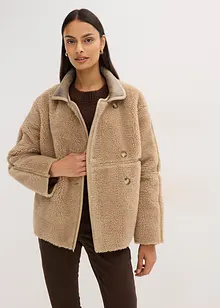 Bunda z medvídkového flísu, bonprix