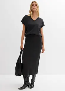 Svetr bez rukávů z čisté bavlny, bonprix