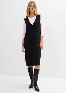 Pletené šaty z čisté bavlny, bonprix