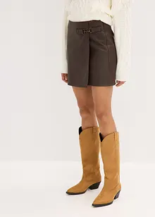 Sukně z umělé kůže, bonprix