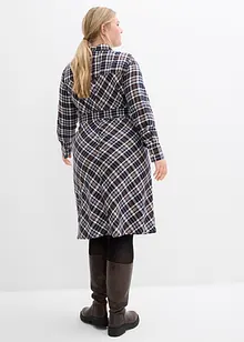 Košilové šaty z měkkého flanelu, bonprix