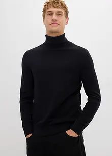 Svetr s rolákovým límcem, z jemné pleteniny s luxusní merino vlnou, Slim Fit, bonprix