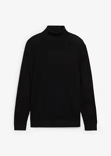 Svetr s rolákovým límcem, z jemné pleteniny s luxusní merino vlnou, Slim Fit, bonprix