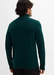 Svetr s rolákovým límcem, z jemné pleteniny s luxusní merino vlnou, Slim Fit, bonprix
