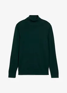 Svetr s rolákovým límcem, z jemné pleteniny s luxusní merino vlnou, Slim Fit, bonprix
