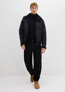 Svetr s rolákovým límcem, z jemné pleteniny s luxusní merino vlnou, Slim Fit, bonprix