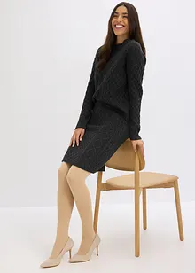 Termo flísové punčochové kalhoty 140den, bonprix