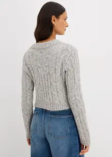 Kabátek ze silnější pleteniny z měkké vlněné směsi, bonprix