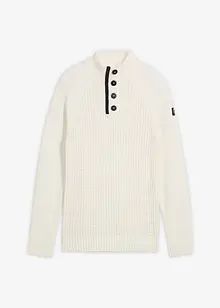 Pulovr se stojáčkem z recyklované bavlny, bonprix