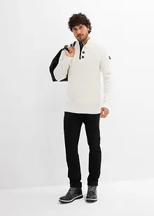 Pulovr se stojáčkem z recyklované bavlny, bonprix