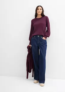 Svetr s balónovými rukávy, bonprix