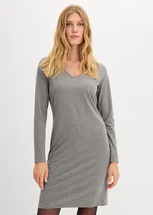 Žerzejové šaty s výstřihem do V (2 ks v balení), bonprix