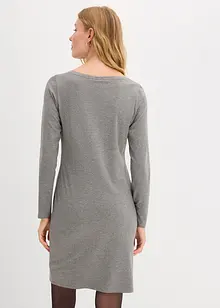 Žerzejové šaty s výstřihem do V (2 ks v balení), bonprix