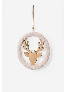 Závěsná dekorace věnec s losí hlavou, bonprix