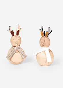 Dekorativní figurka: los (2 ks v balení), bonprix